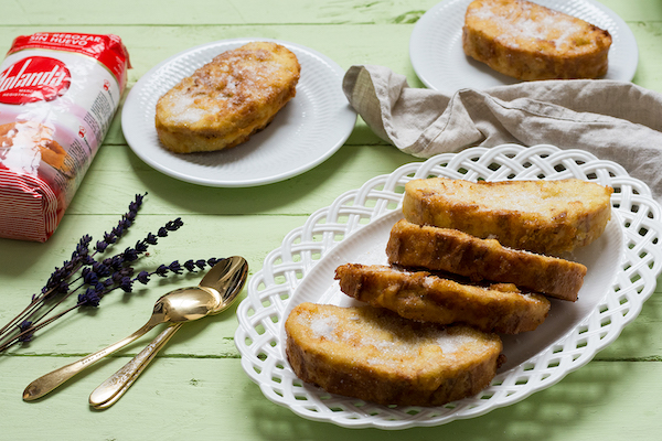 torrijas sin huevo