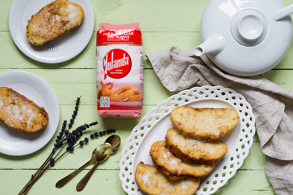 torrijas sin huevo