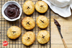 pastelitos de nutella sin huevo