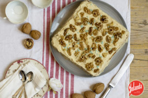 Pastel de nueces sin huevo