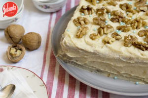 Pastel de nueces sin huevo