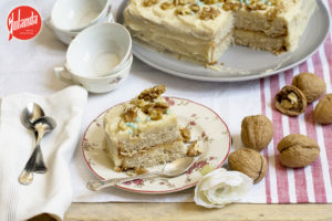 Pastel de nueces sin huevo