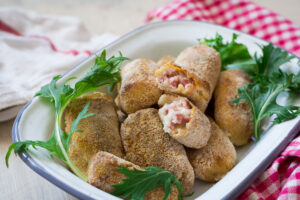 Croquetas de jamón en freidora de aire con harina Yolanda