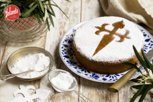 Tarta de Santiago sin huevo