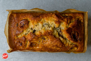 plumcake de plátano y chocolate