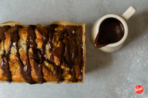 plumcake de plátano y chocolate