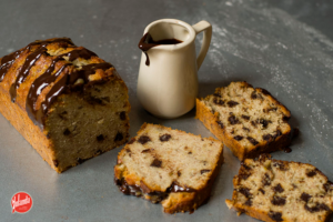 plumcake de plátano y chocolate