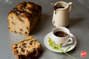 plumcake de plátano y chocolate