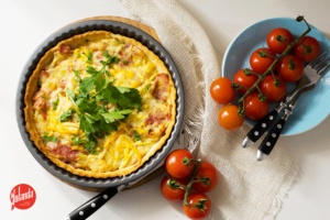 Quiche Lorraine sin huevo