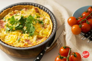 Quiche Lorraine sin huevo