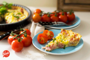 Quiche Lorraine sin huevo