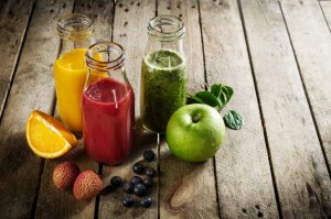 Smoothie de frutas y verduras