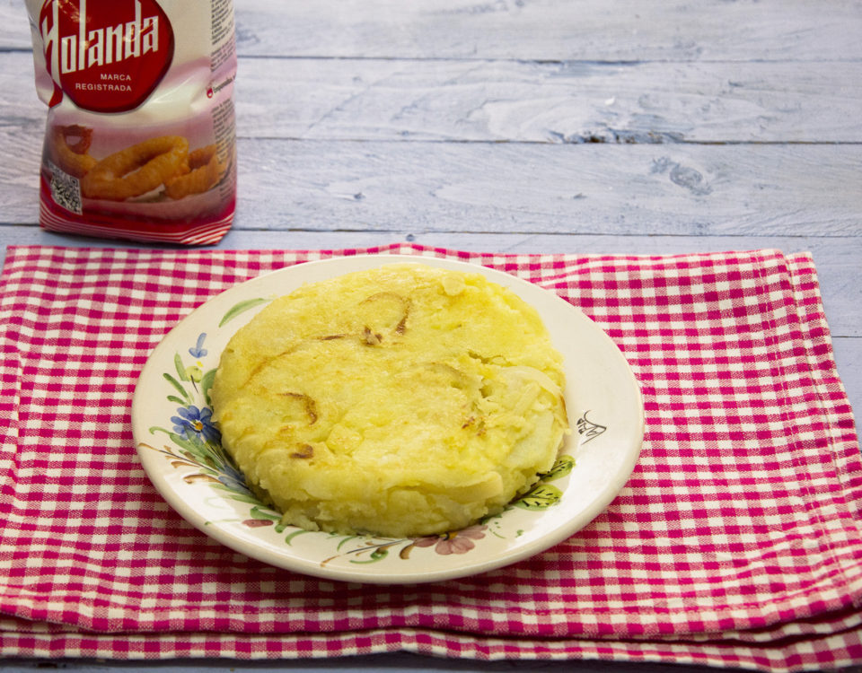 tortilla de patatas sin huevo