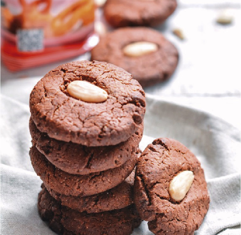 galletas de chocolate sin huevo con Harina Yolanda