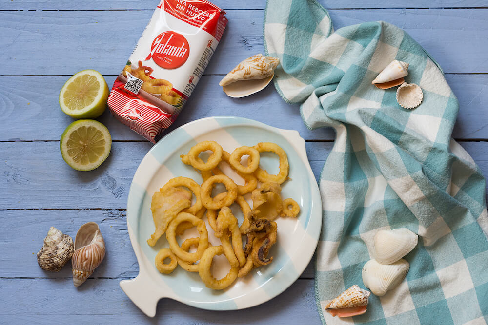 calamares a la andaluza sin huevo