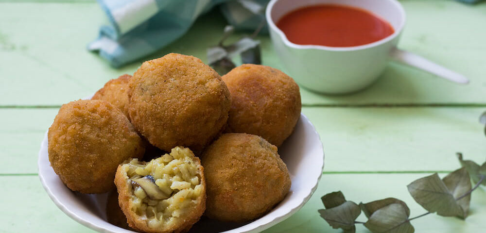 Arancini sin huevo