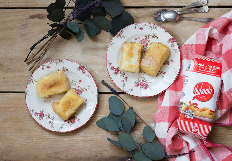 leche frita sin huevo con harina yolanda