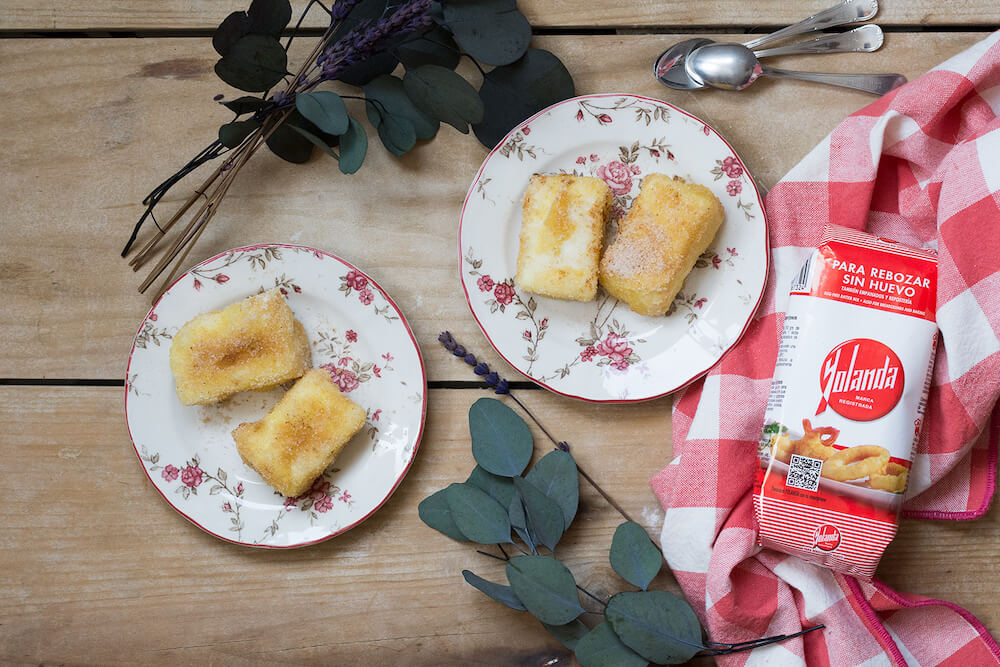 leche frita sin huevo con harina yolanda