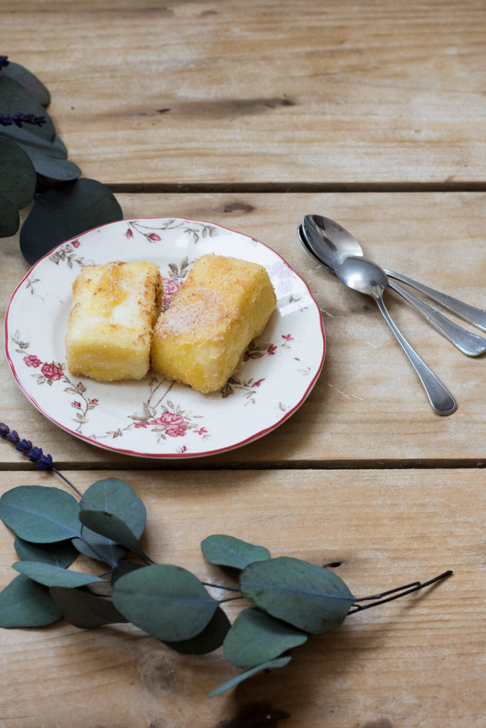 leche frita sin huevo con harina yolanda