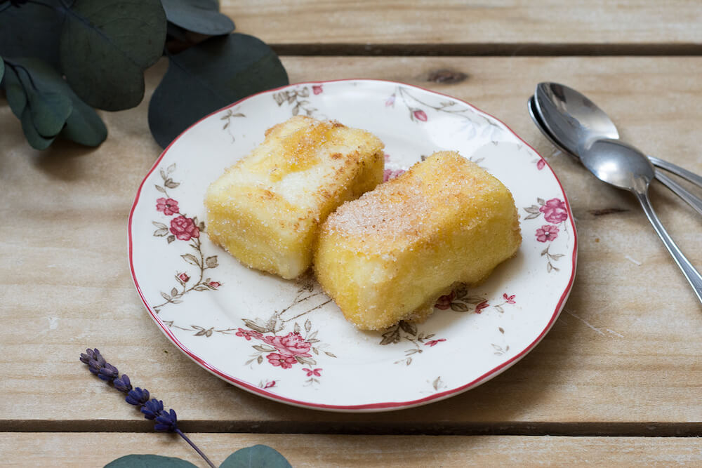 leche frita sin huevo con harina yolanda