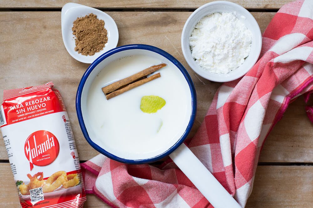 leche frita sin huevo con harina yolanda