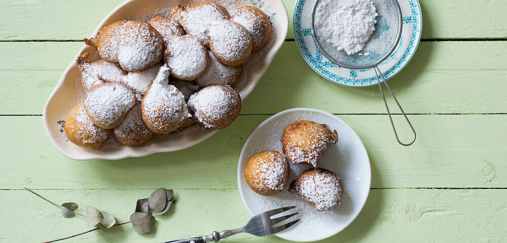 buñuelos de viento sin huevo