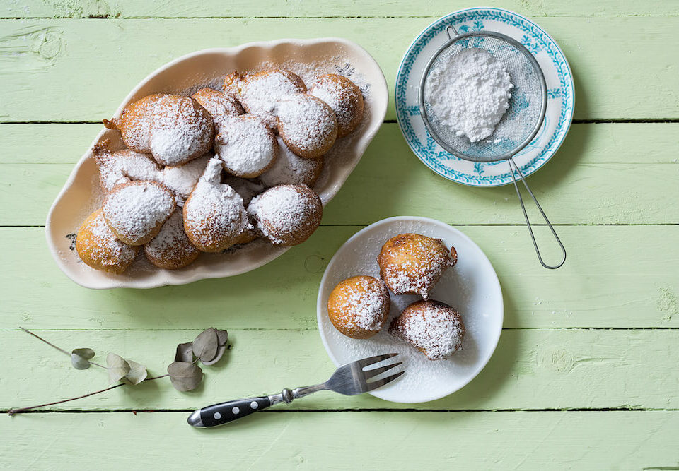 buñuelos de viento sin huevo