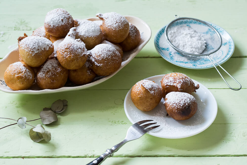 buñuelos de viento sin huevo