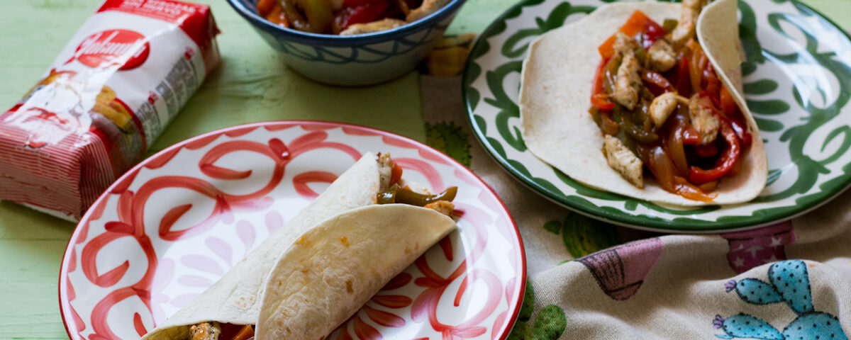 Fajitas con harina Yolanda