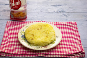 tortilla de patatas sin huevo